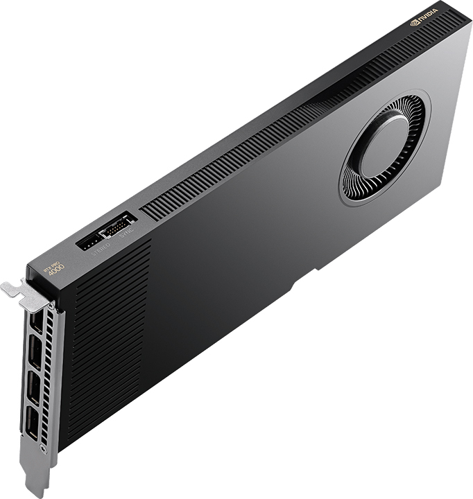 Видеокарта PNY PRO PCIE16 RTX 4000 24GB 192B (VCNRTXPRO4000-SB) фото 3
