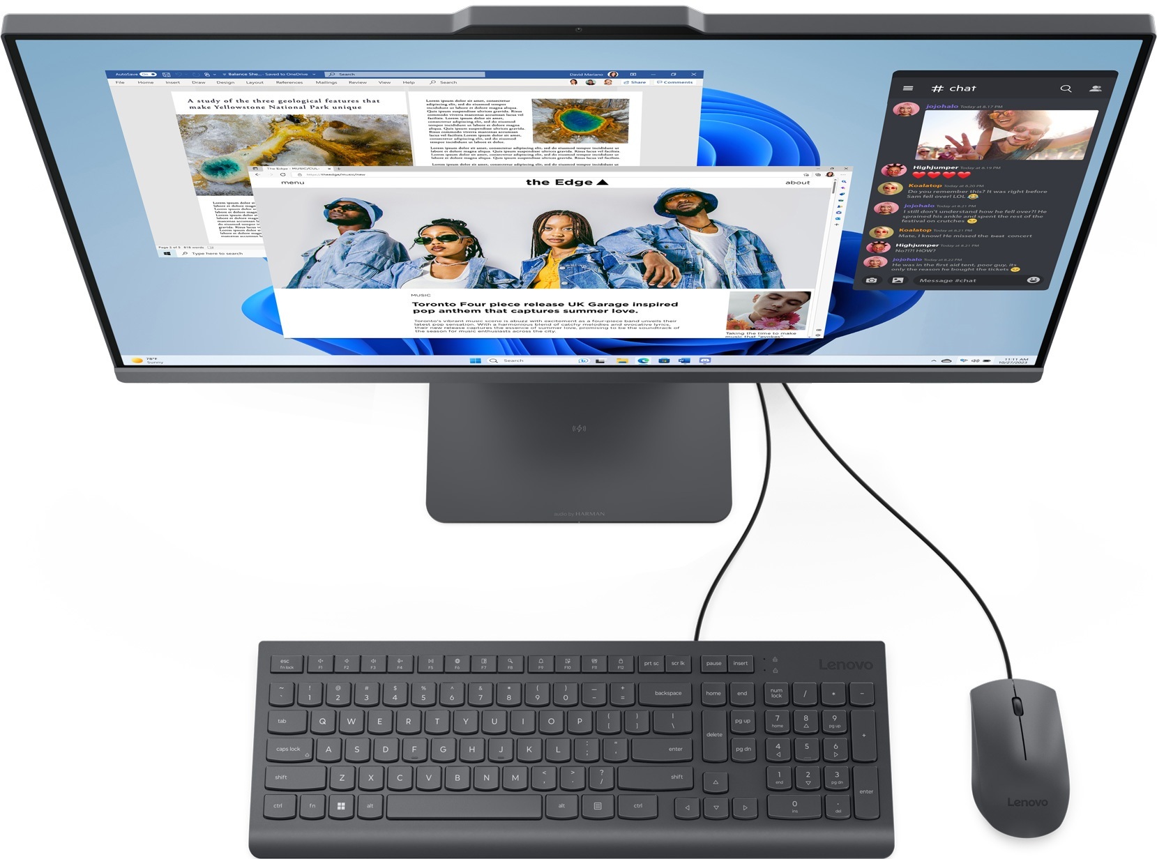 Моноблок 27" LENOVO IdeaCentre AIO27ARR9 Luna Grey (F0HQ00B6UO) фото 4