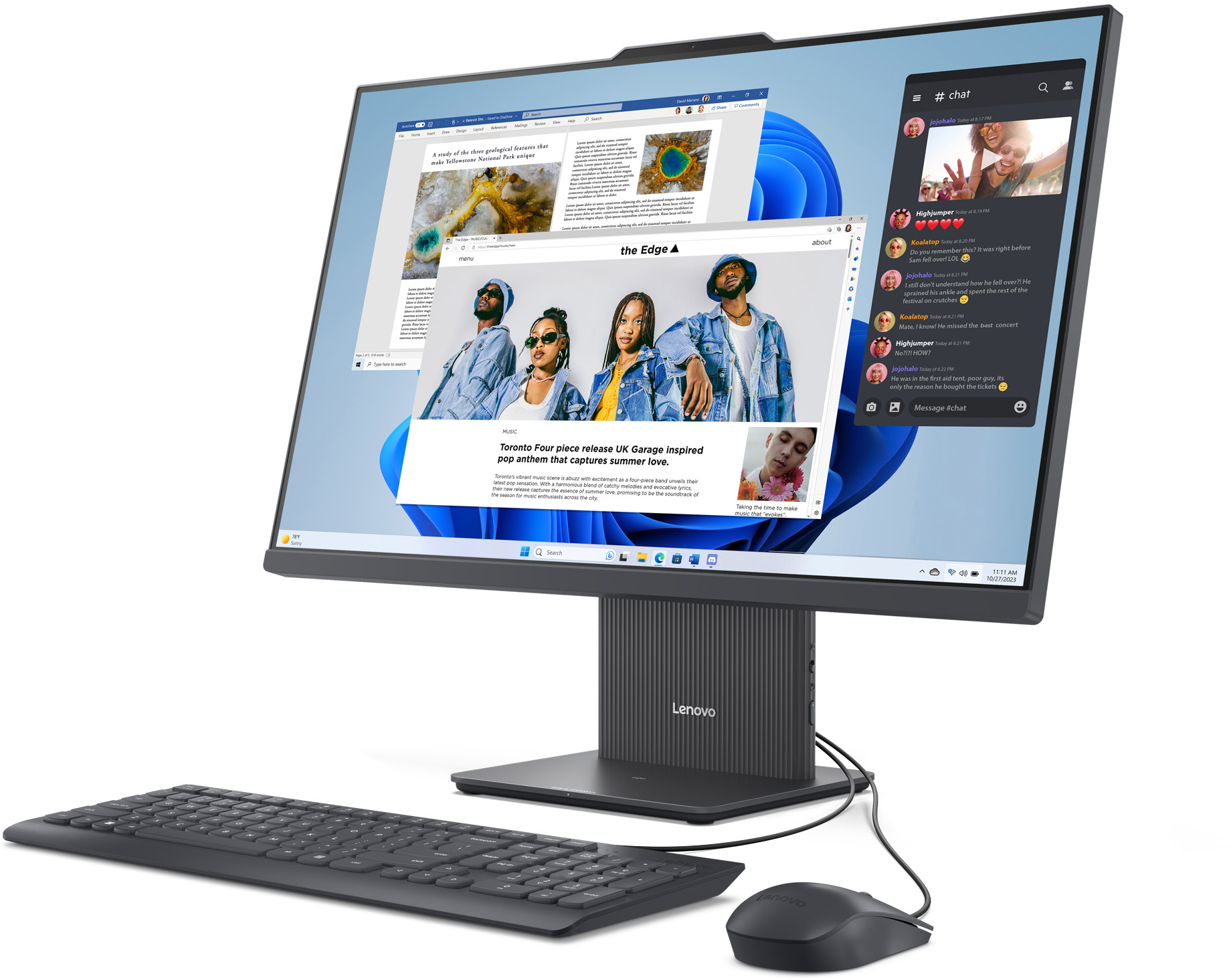 Моноблок 27" LENOVO IdeaCentre AIO27ARR9 Luna Grey (F0HQ00B6UO) фото 5