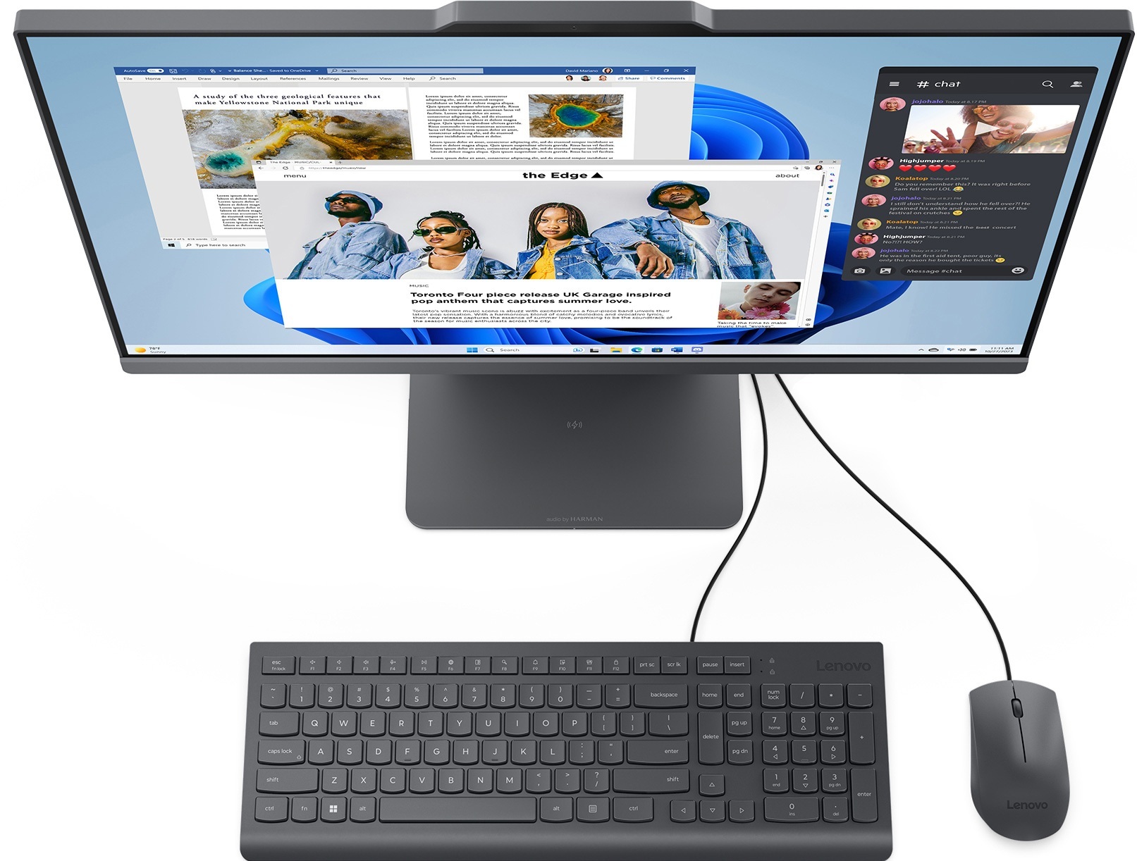 Моноблок 23.8" LENOVO IdeaCentre 24IRH9 Luna Grey (F0HN00Y8UO) фото 4