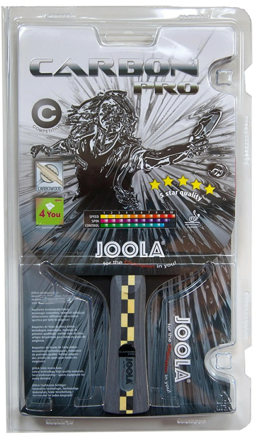 Ракетка для настільного тенісу Joola Carbon Pro (54195)фото