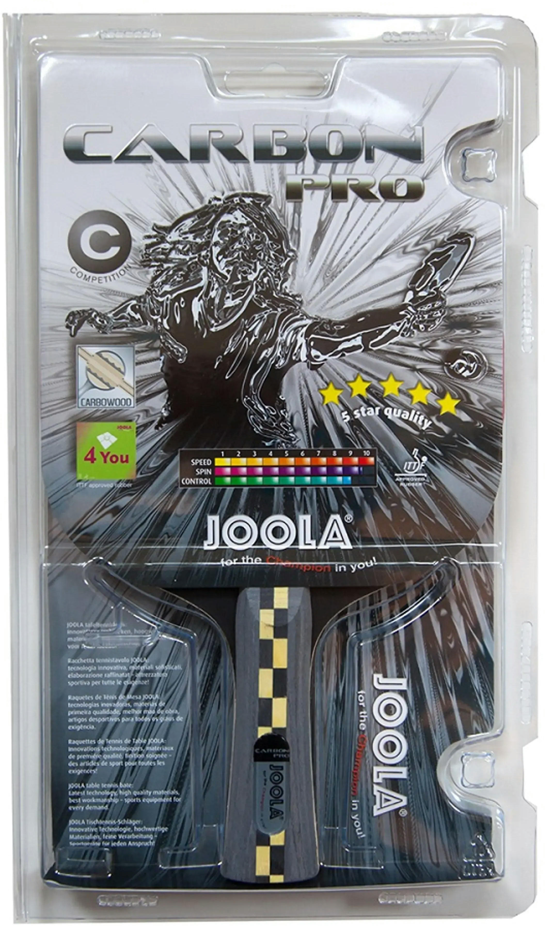 Ракетка для настільного тенісу Joola Carbon Pro (54195)фото5