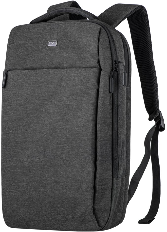 Комплект Рюкзак 2E Melange 17" Black (2E-BPN9267BK)+Сумка 2E Melange 16" (2E-CBN9265BK) фото 