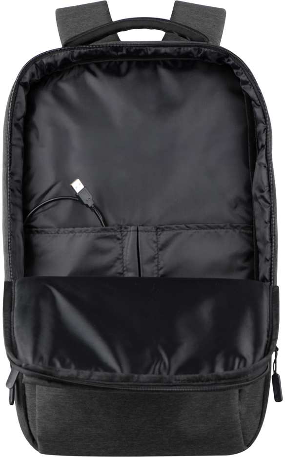 Комплект Рюкзак 2E Melange 17" Black (2E-BPN9267BK)+Сумка 2E Melange 16" (2E-CBN9265BK) фото 
