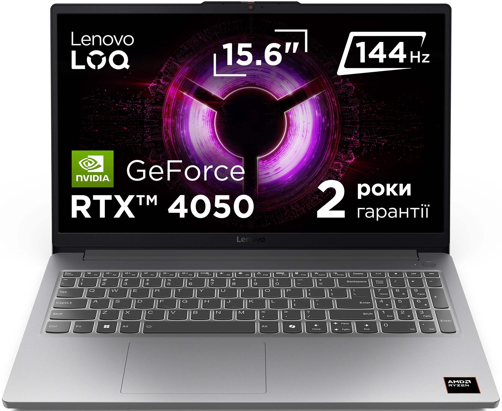 Ноутбук LENOVO LOQ 15ARP10E Luna Grey (83S0007JRA)фото2
