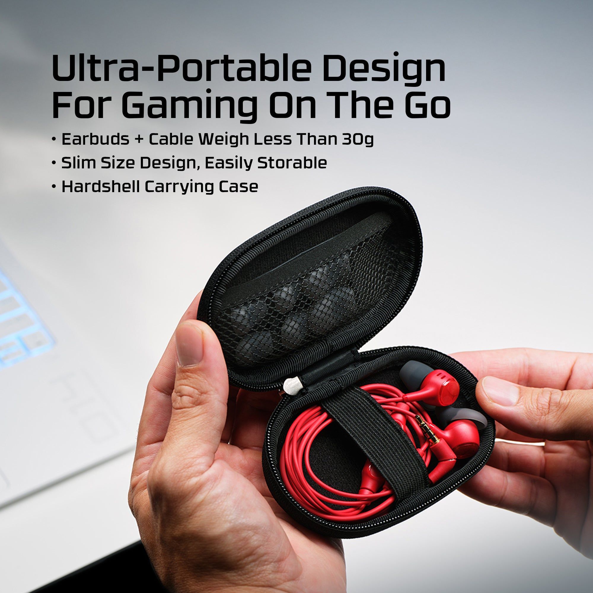 Игровая гарнитура HyperX Cloud Earbuds III Red (BN7S0AA) фото 