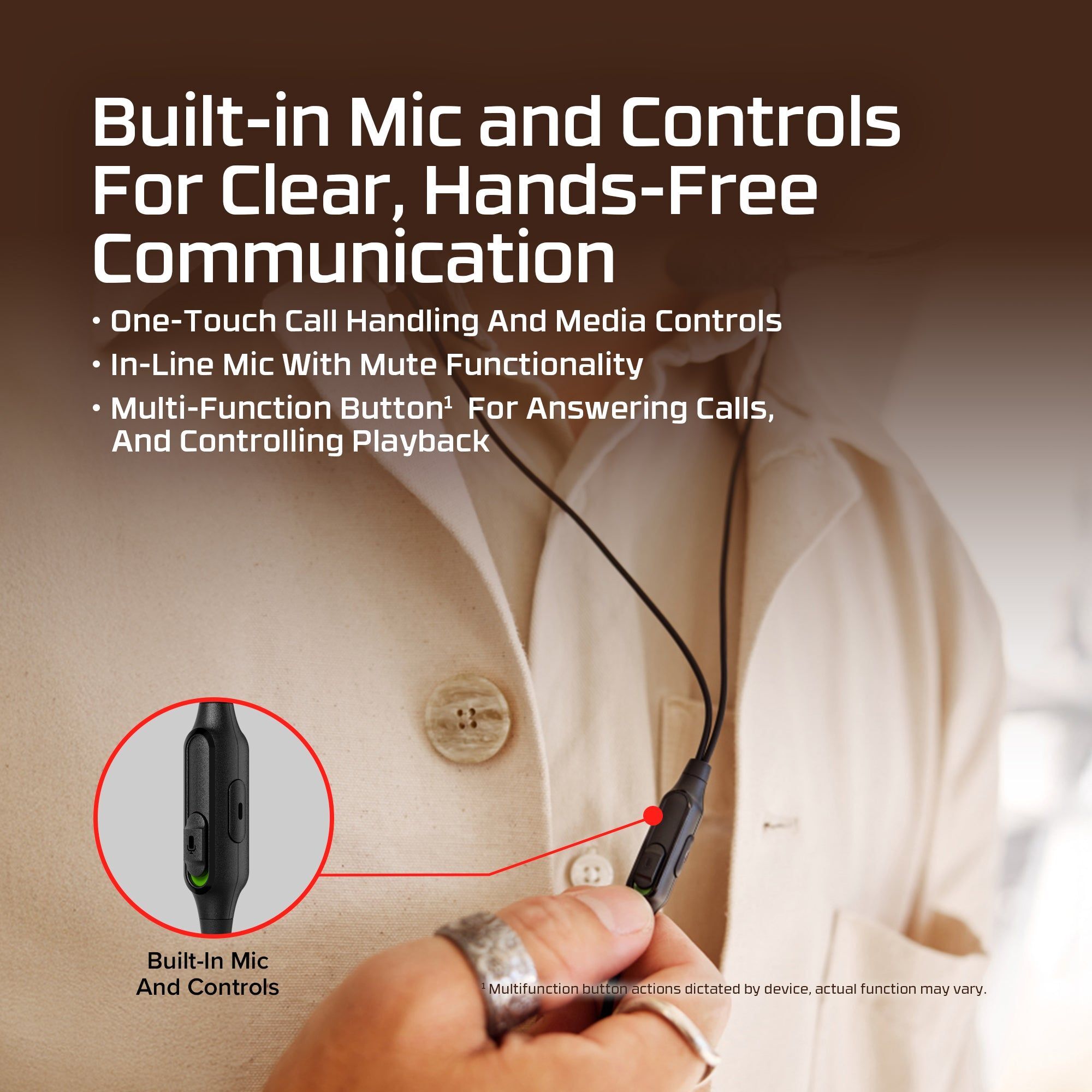 Игровая гарнитура HyperX Cloud Earbuds III Red (BN7S0AA) фото 