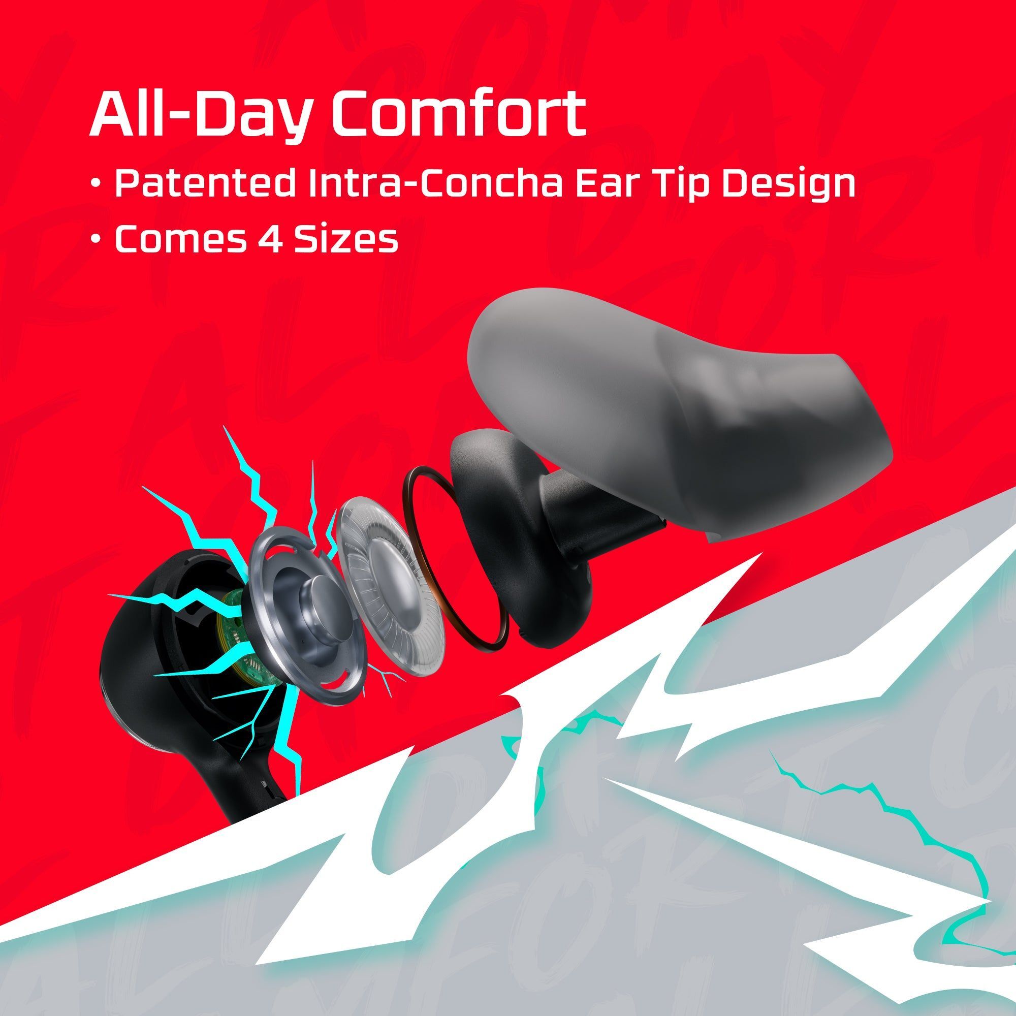 Игровая гарнитура HyperX Cloud Earbuds III Red (BN7S0AA) фото 