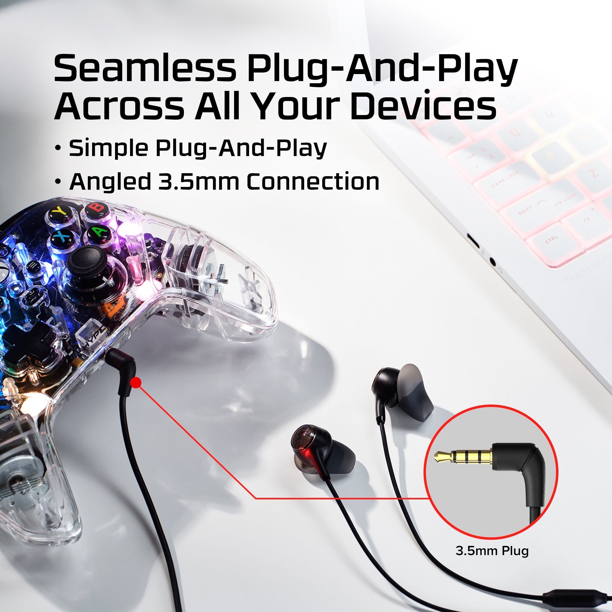 Игровая гарнитура HyperX Cloud Earbuds III Red (BN7S0AA) фото 