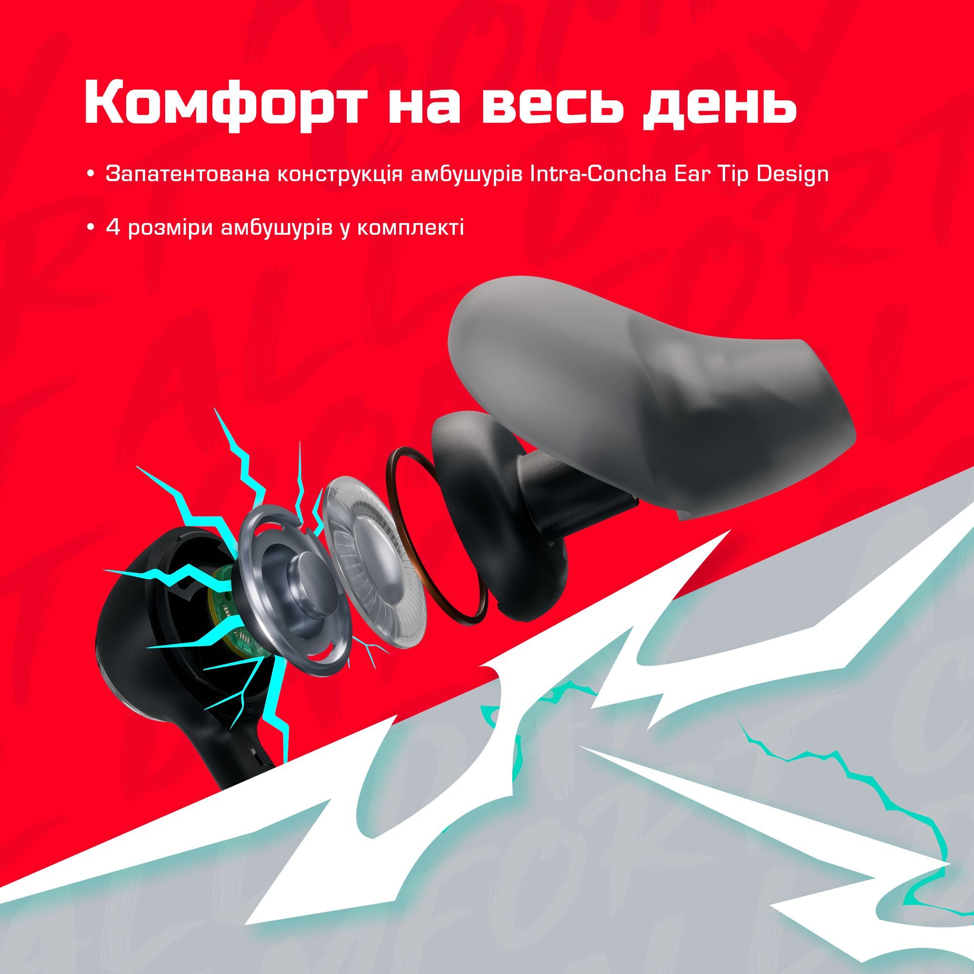 Ігрова гарнітура HyperX Cloud Earbuds III Wired Red (BN7S0AA) фото9