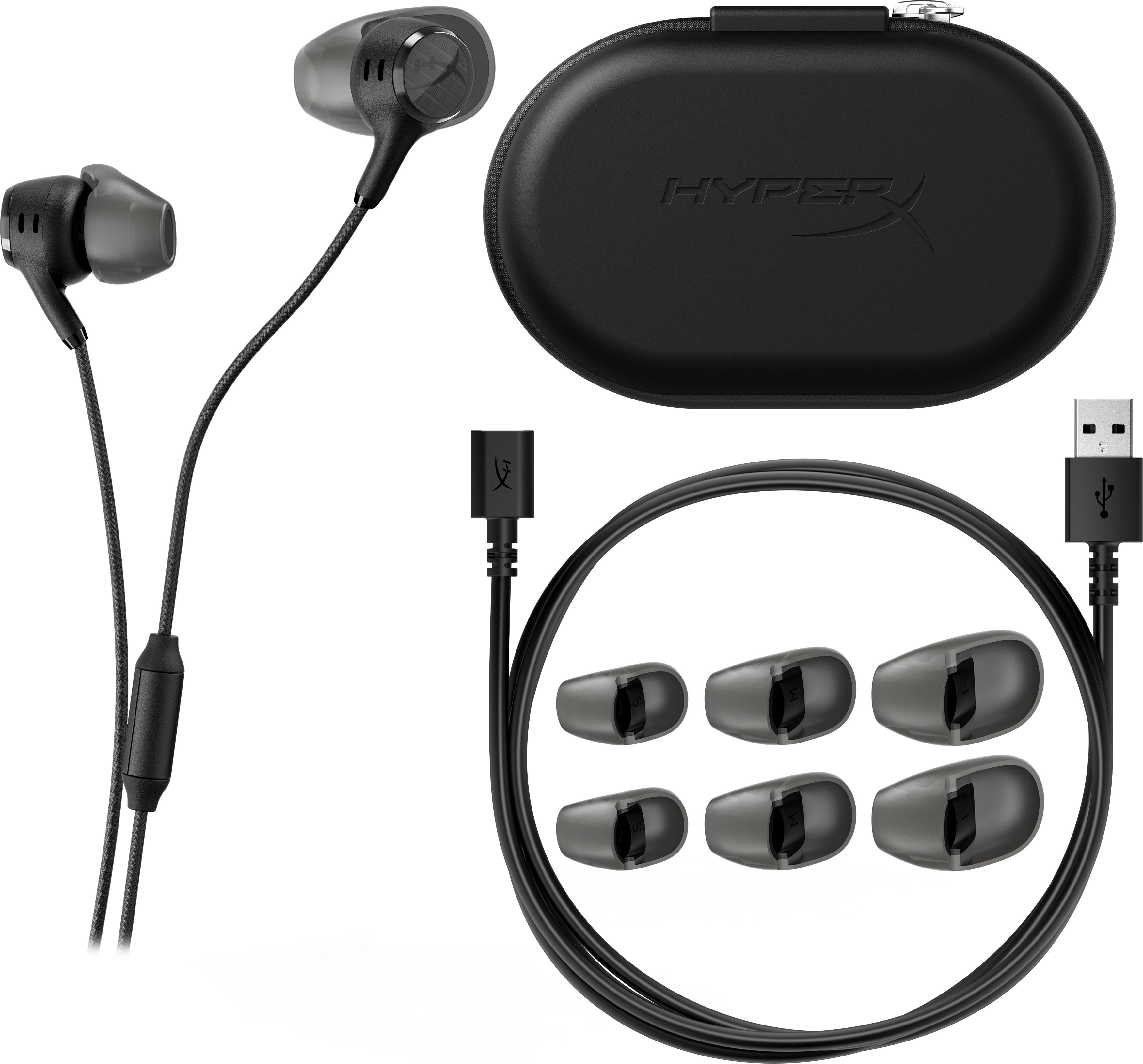 Игровая гарнитура HyperX Cloud Earbuds III S USB-C Black (BN7S1AA) фото 