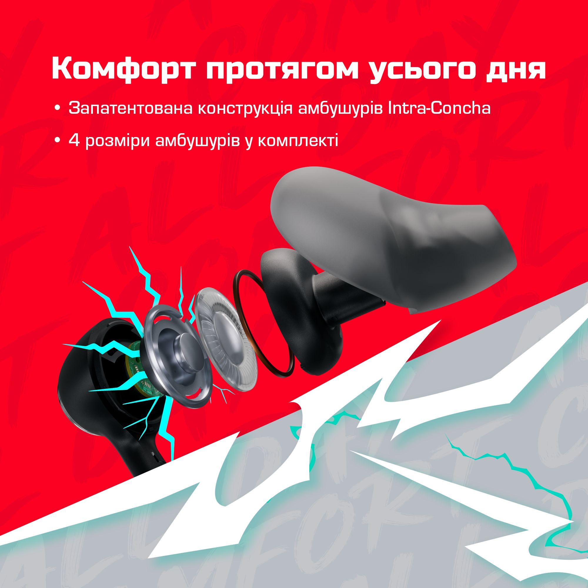 Игровая гарнитура HyperX Cloud Earbuds III S Wired Black (BN7S1AA) фото9