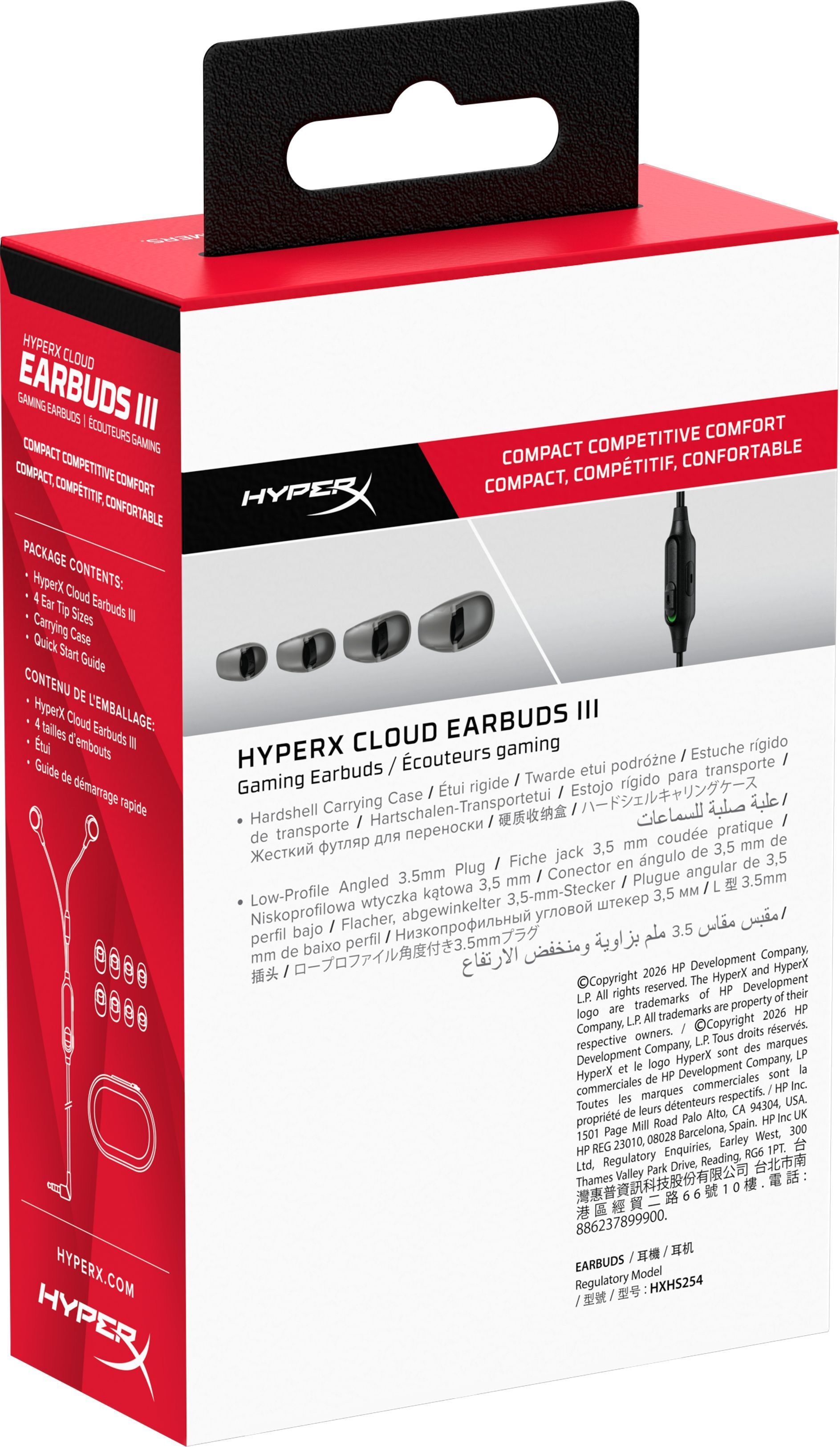 Ігрова гарнітура HyperX Cloud Earbuds III 3.5mm Black (BN7R9AA)фото
