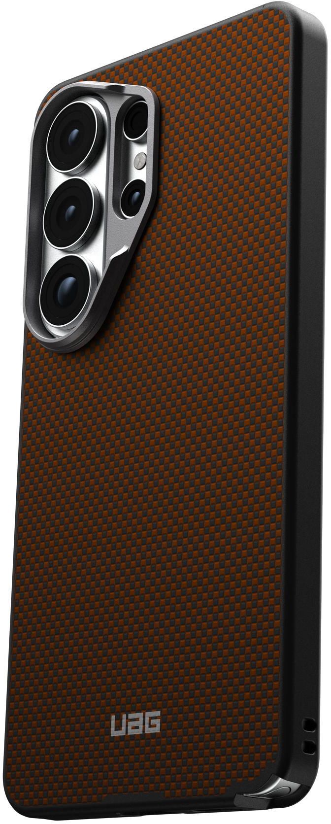 Чехол UAG для Samsung Galaxy S26 Ultra, Fibr Armr Solar Flare/Charcoal (214545119732) фото 4