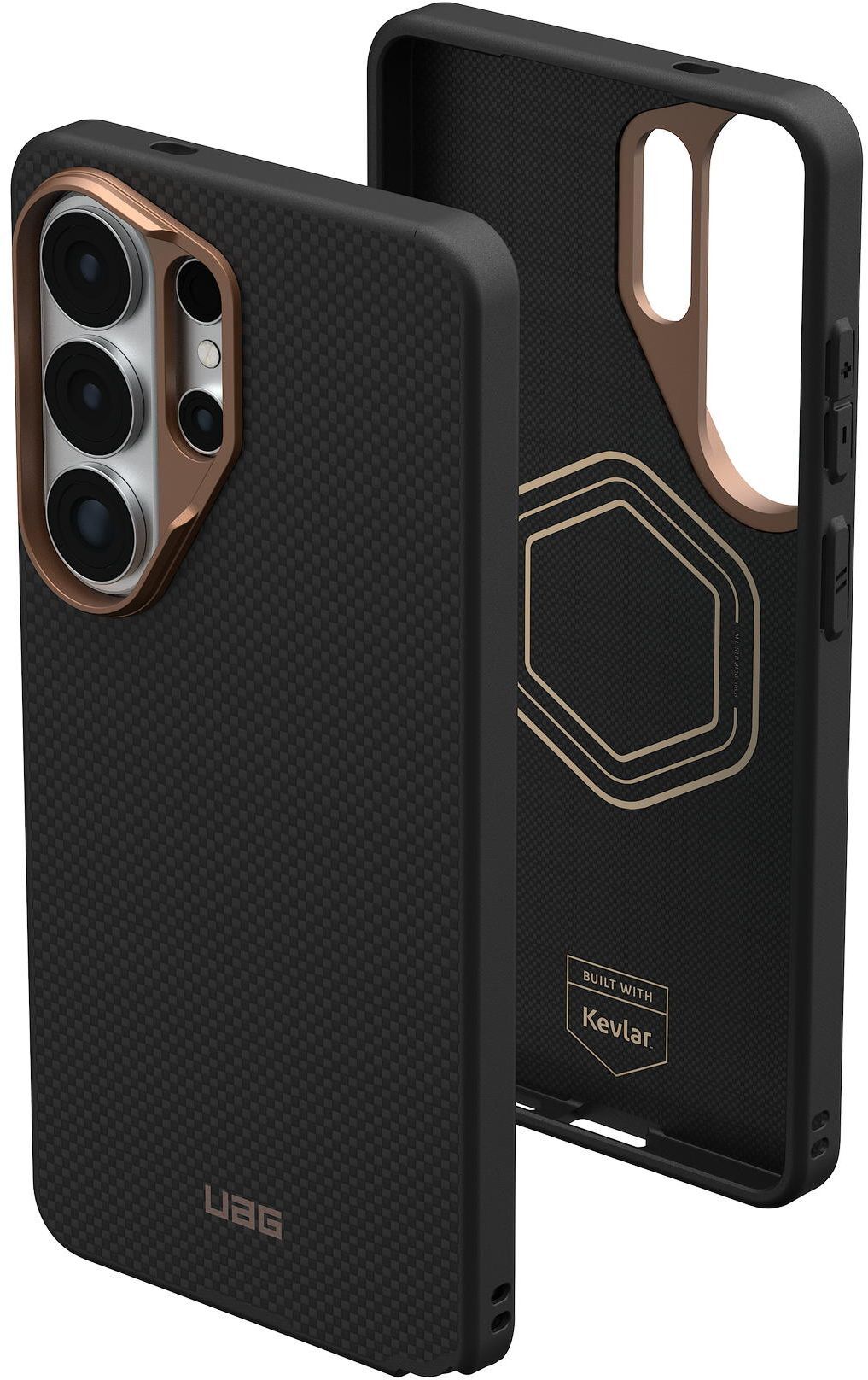 Чехол UAG для Samsung Galaxy S26 Ultra, Fibr Armr Black/Bronze (214545114085) фото 13