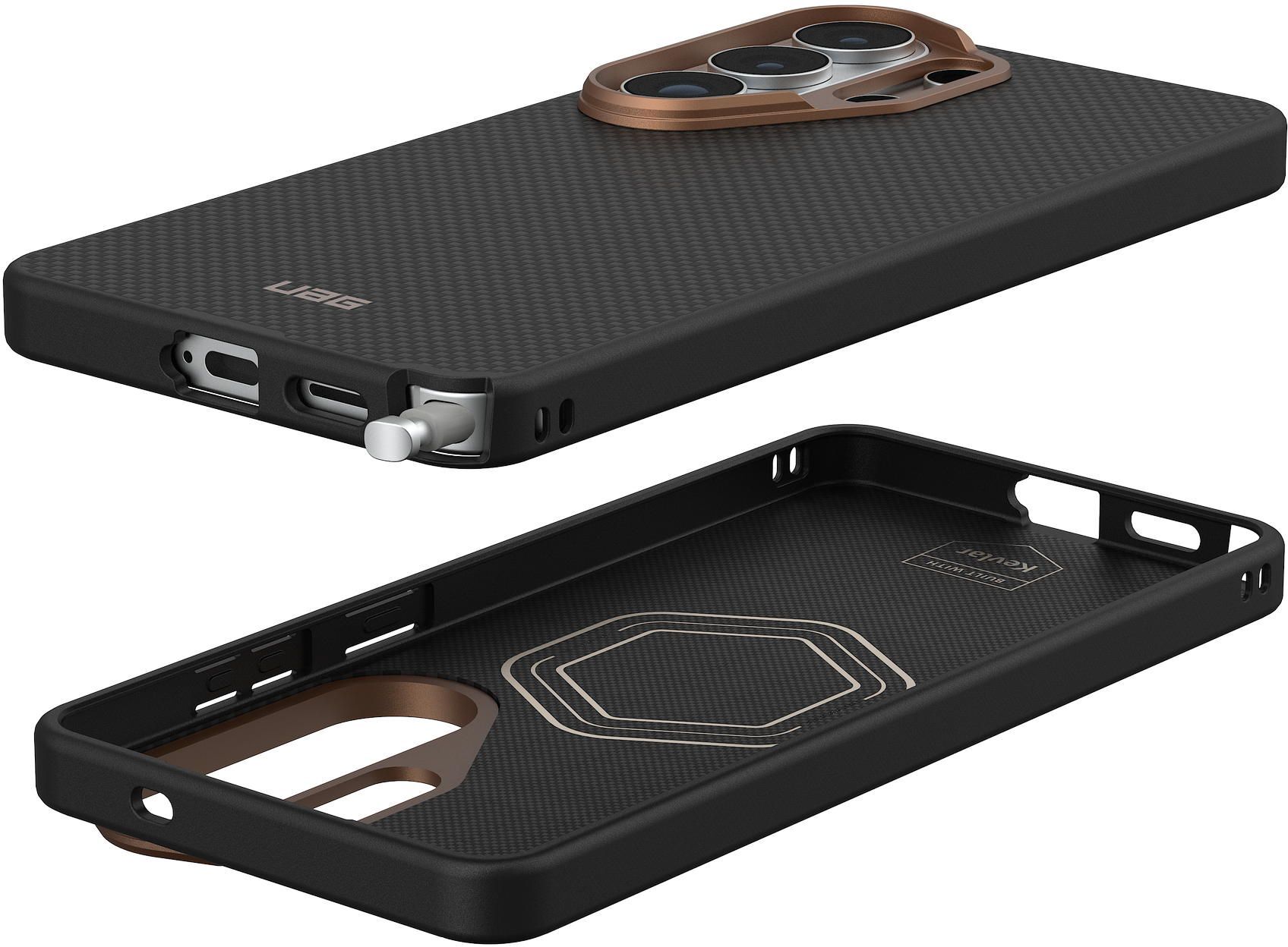 Чехол UAG для Samsung Galaxy S26 Ultra, Fibr Armr Black/Bronze (214545114085) фото 14