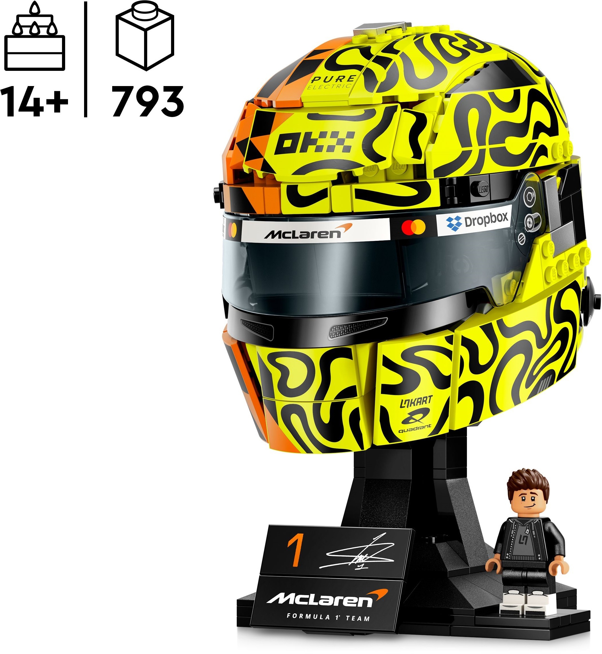 LEGO 43023 Editions Formula 1 Шолом Ландо Норріса McLarenфото2