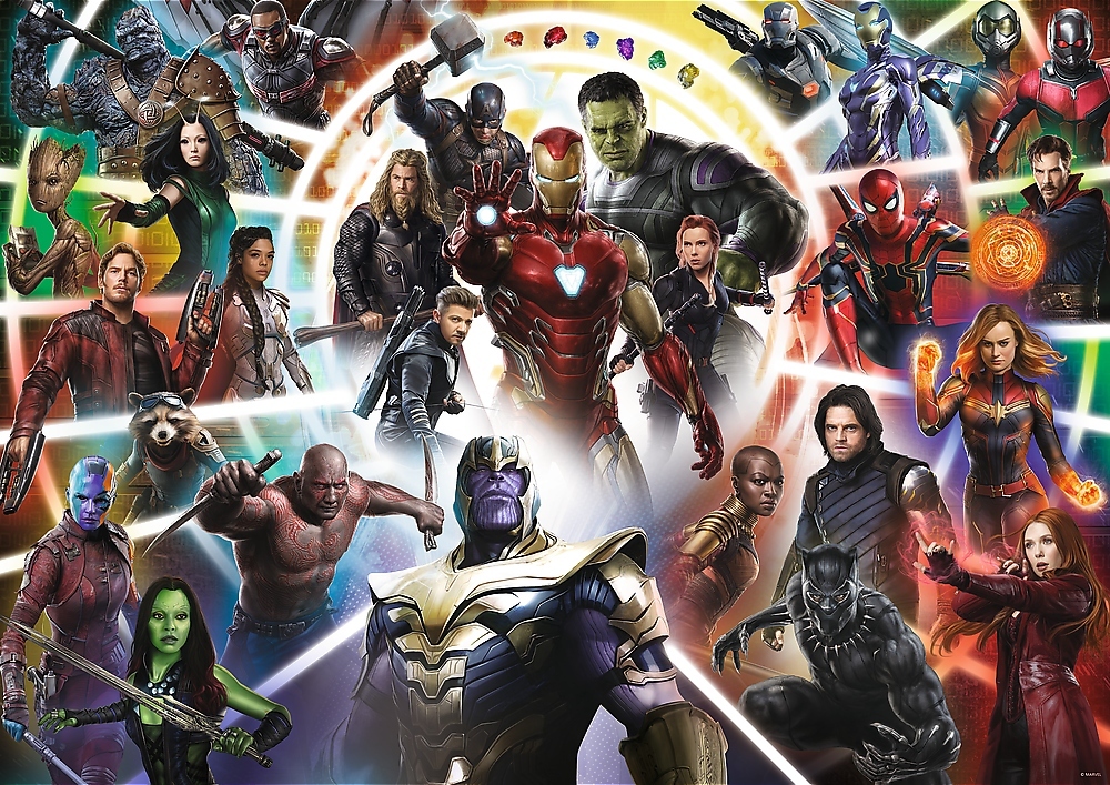 Пазл Trefl Marvel The Avengers Мстители: Финал 1000 элементов (5900511106268) фото2