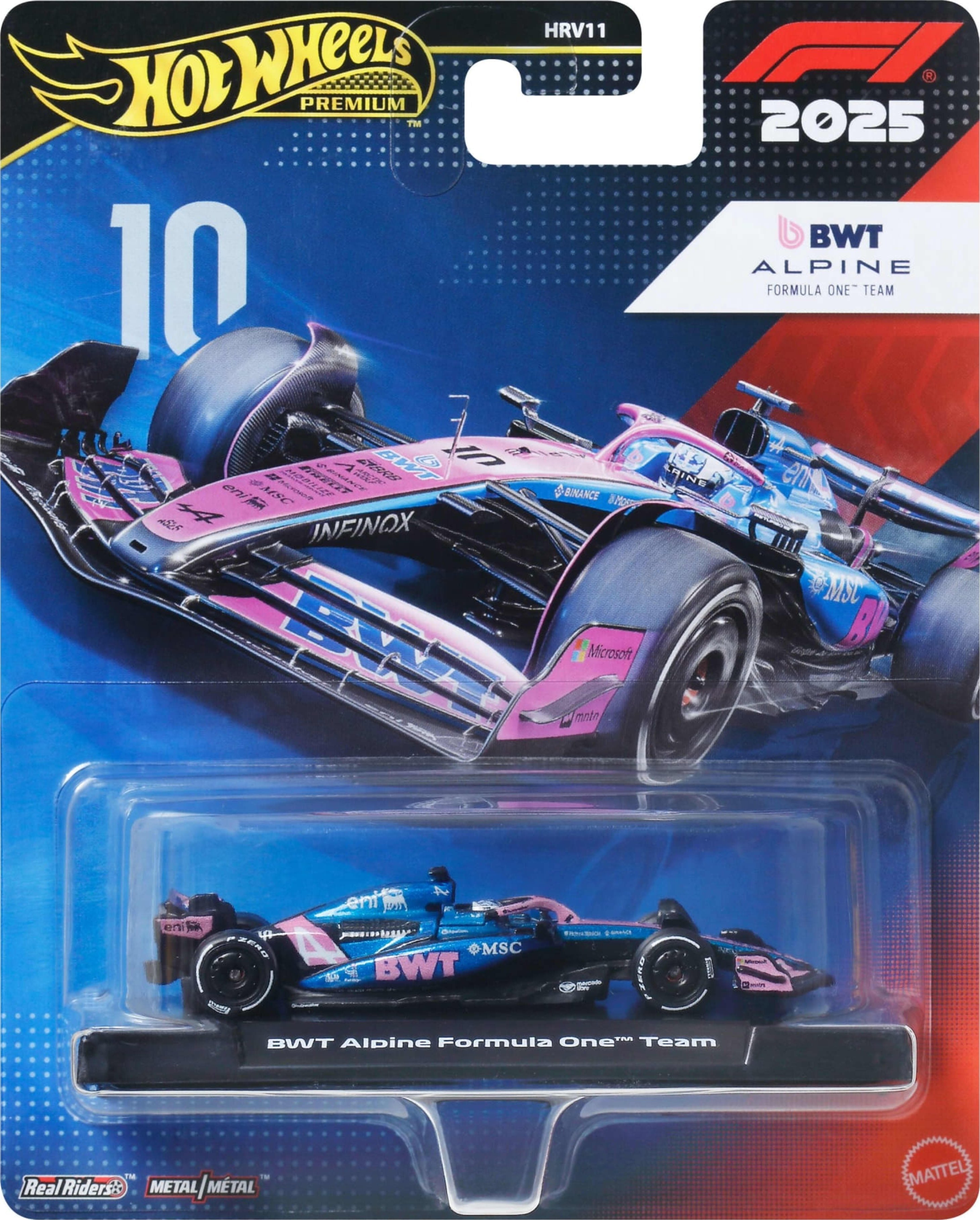 Колекційний болід Alpine Pierre Gasly #10 Formula 1 Hot Wheels (JKD82) фото6
