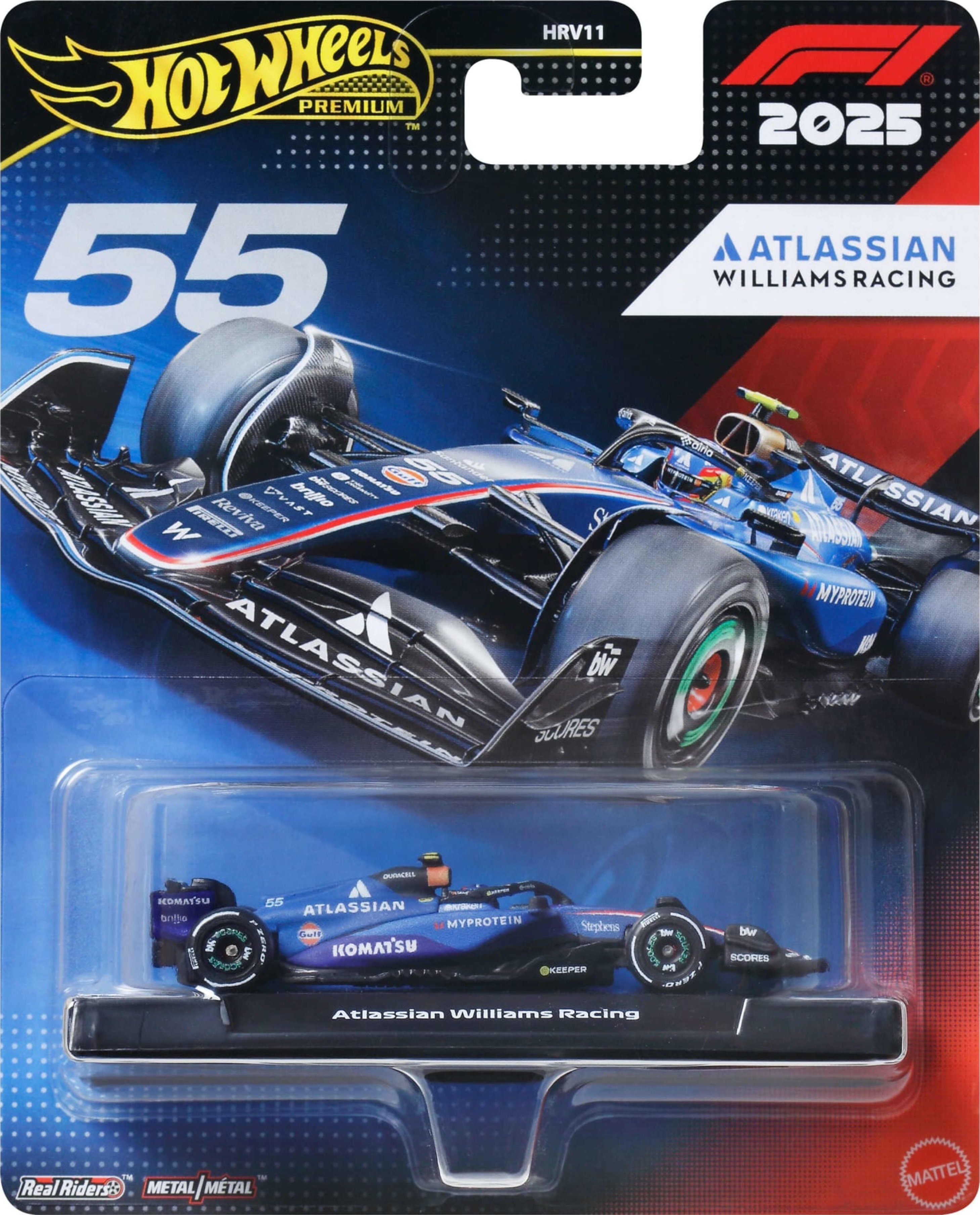 Колекційний болід Williams Carlos Sainz #55 Formula 1 Hot Wheels (JKD85) фото6