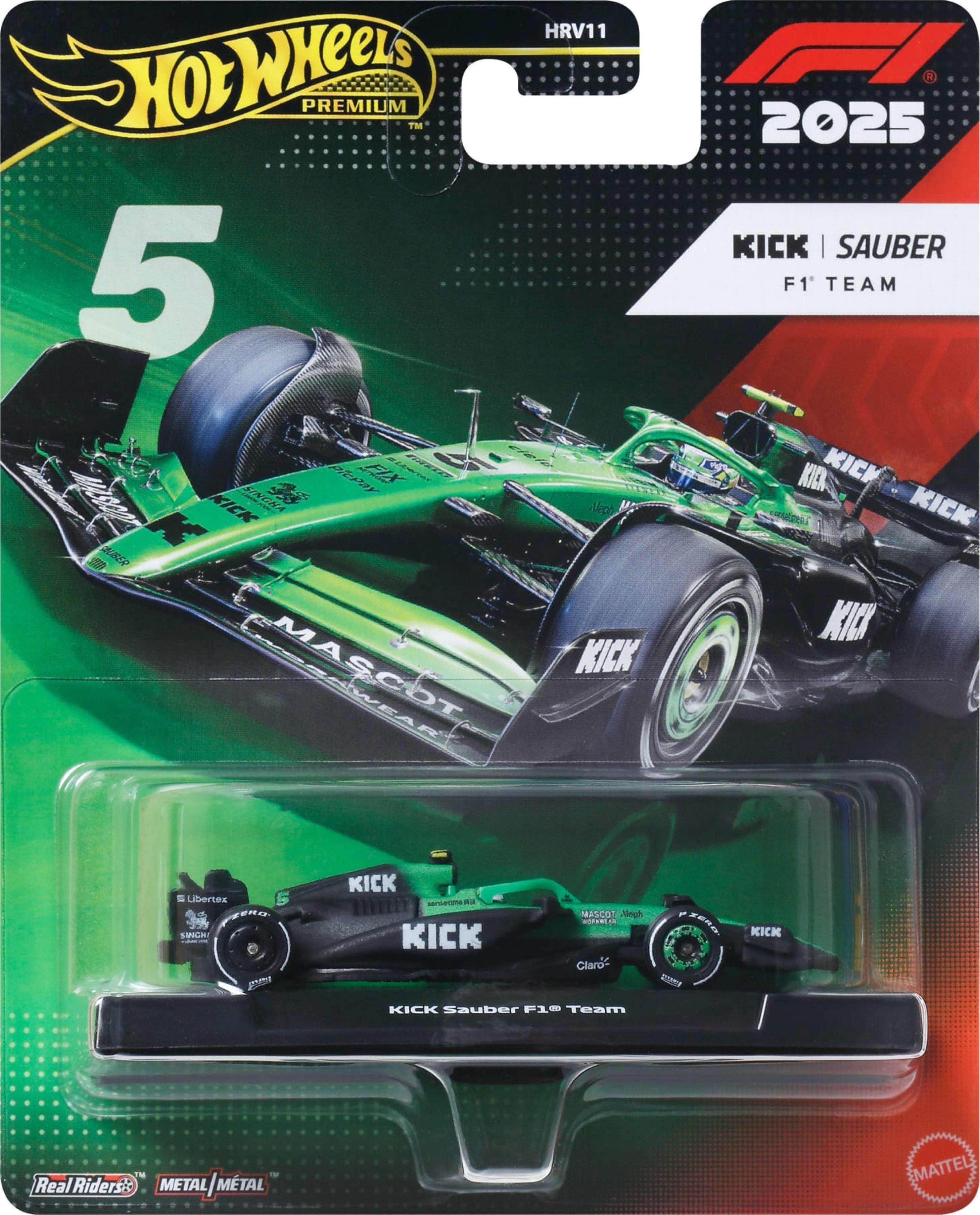 Коллекционный болид Sauber Gabriel Bortoleto #5 Formula 1 Hot Wheels (JKD89) фото6
