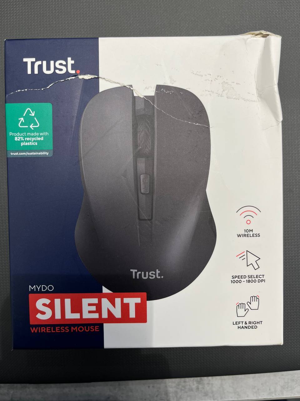 Миша Trust MYDO silent, WL, Black (25084_TRUST)фото