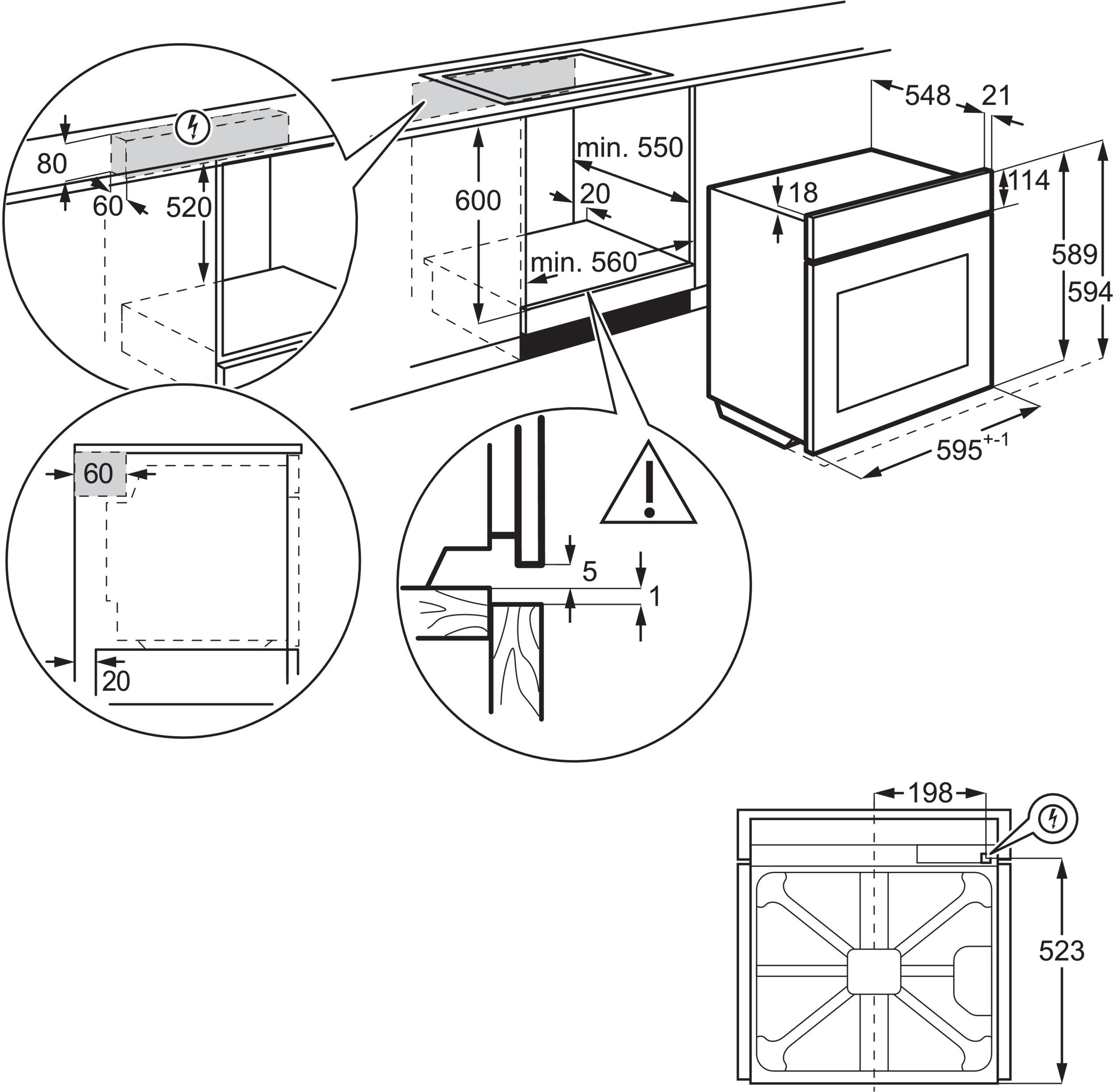 Духовой шкаф Electrolux EOH4P0PK фото 2