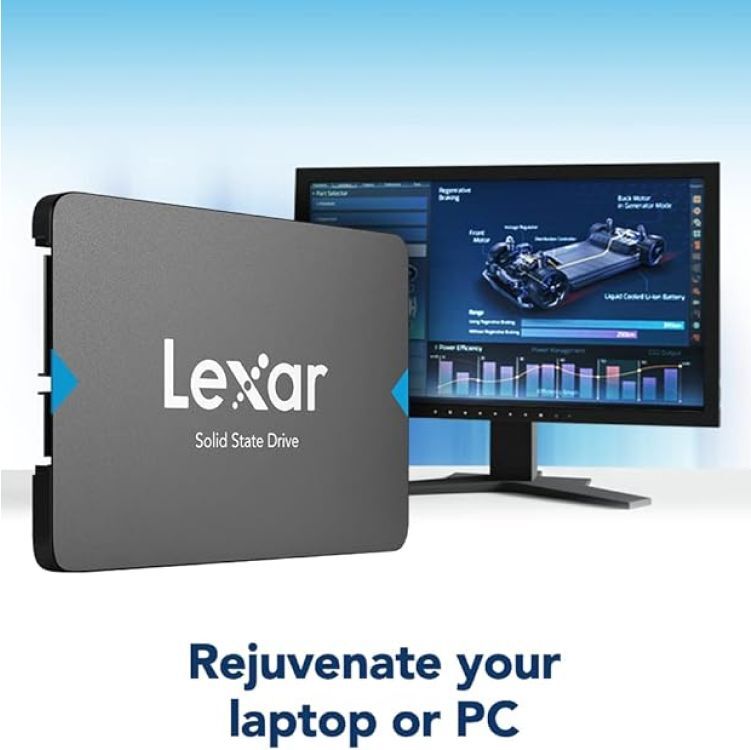 SSD накопитель LEXAR SATA2.5" 512GB 6GB/S NS100 (LNS100-512RB) фото 