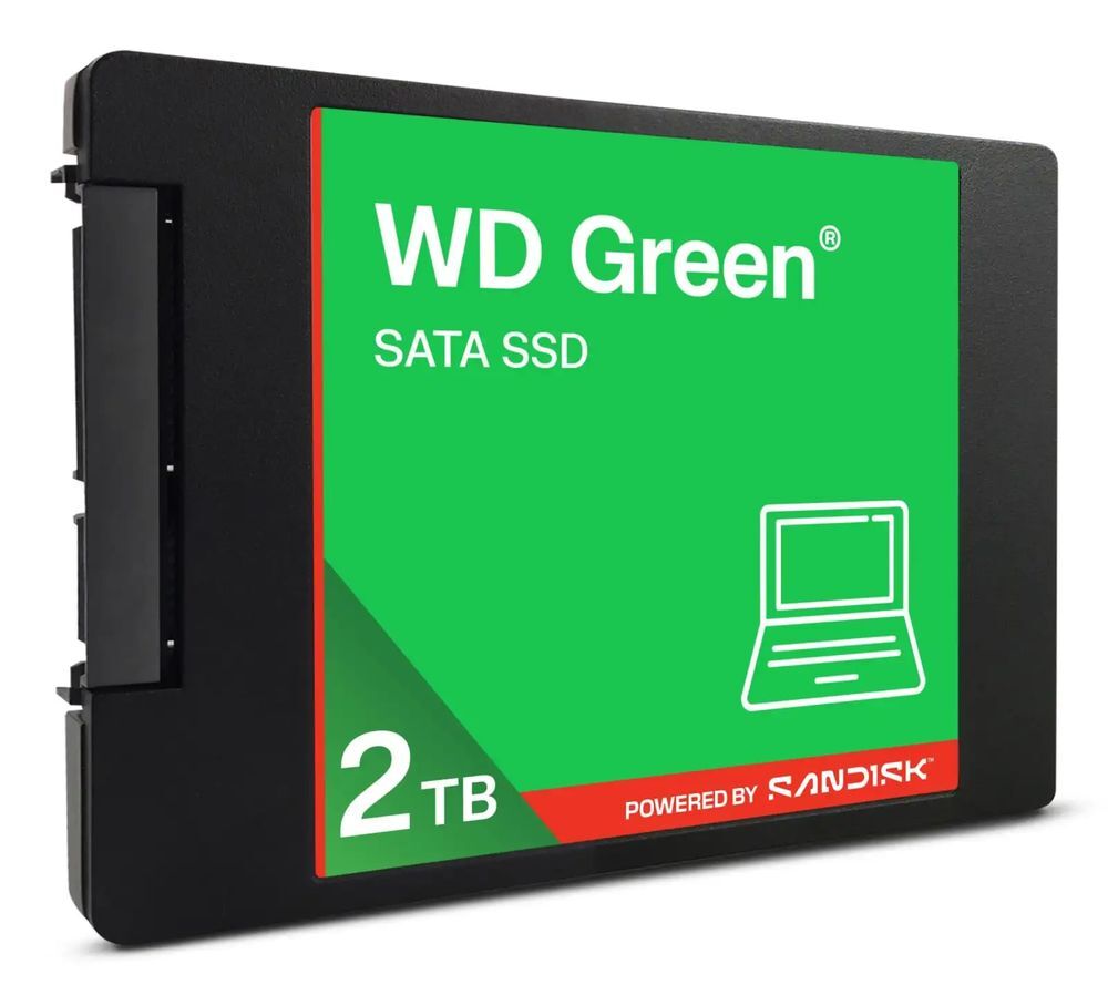 SSD накопитель SANDISK SATA 2.5" 2TB 545MB/S GRN (WDS200T5G0A-00CPT0) фото