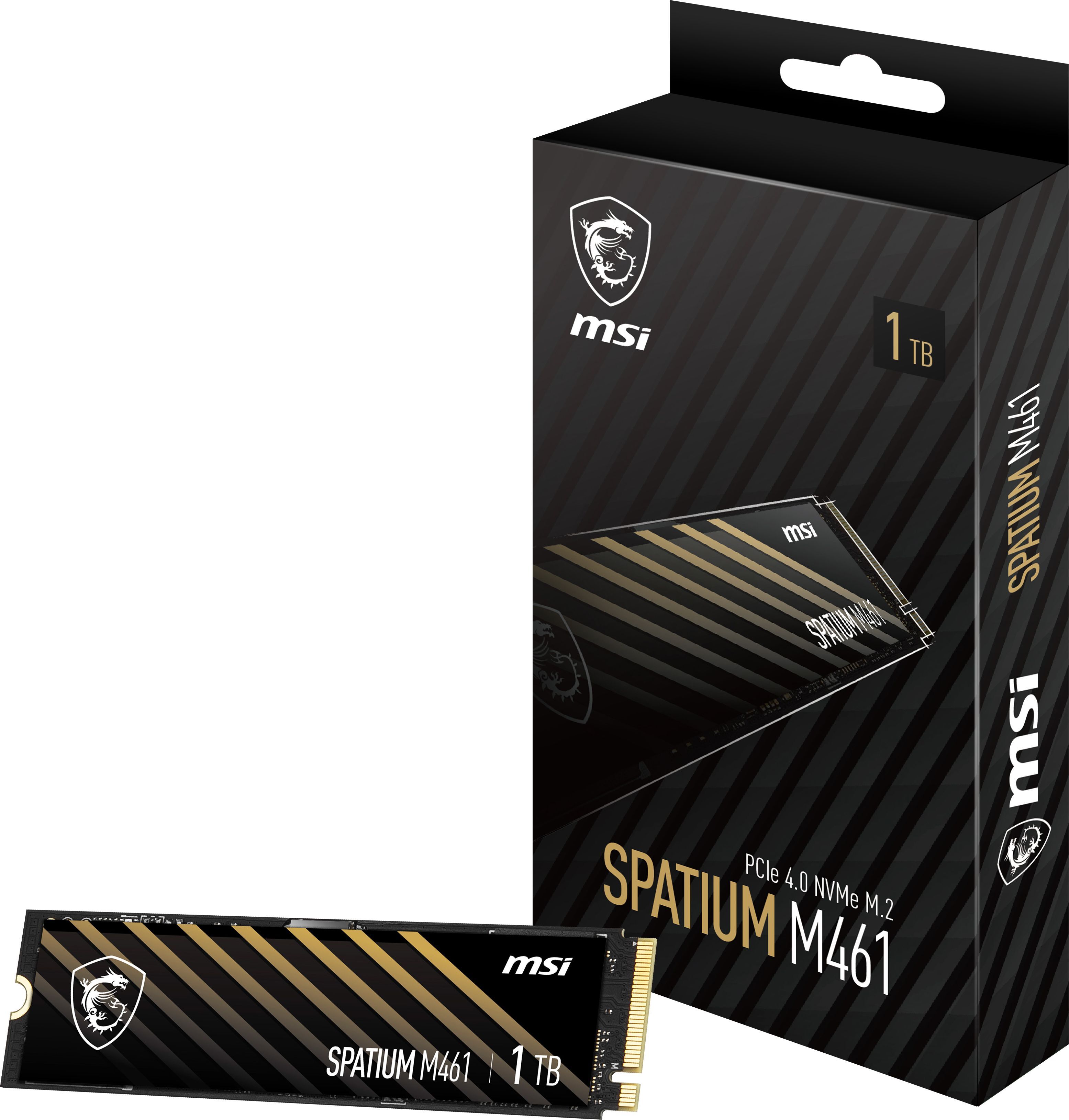 SSD накопичувач MSI G4 M.2 NVMe 1TB SPATIUM M461 (S78-440L1D0-P83)фото
