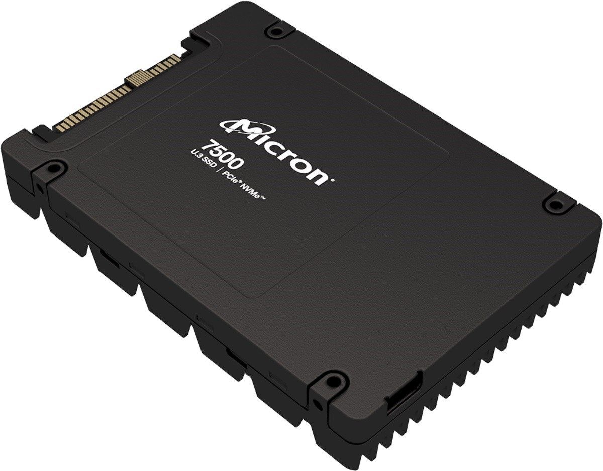 SSD накопитель MICRON U.3 NVMe 960GB 7500 PRO (MTFDKCC960TGP-1BK1DABYYR) фото 