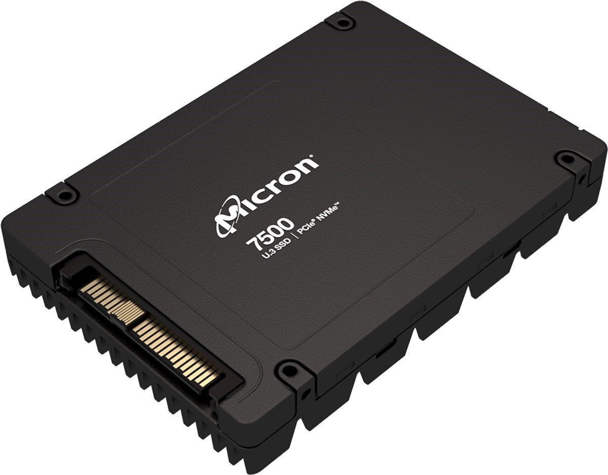 SSD накопитель MICRON U.3 NVMe 960GB 7500 PRO (MTFDKCC960TGP-1BK1DABYYR) фото 