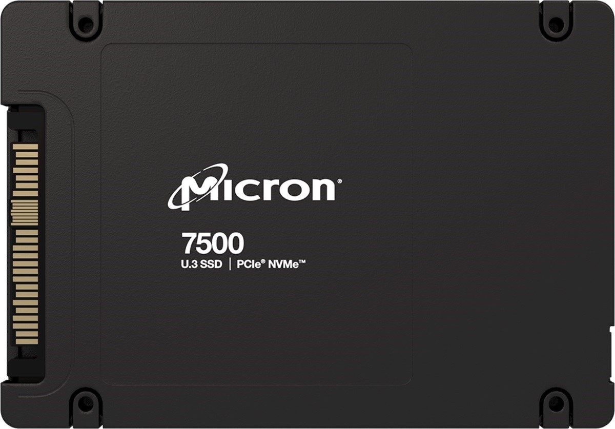 SSD накопитель MICRON U.3 NVMe 960GB 7500 PRO (MTFDKCC960TGP-1BK1DABYYR) фото 