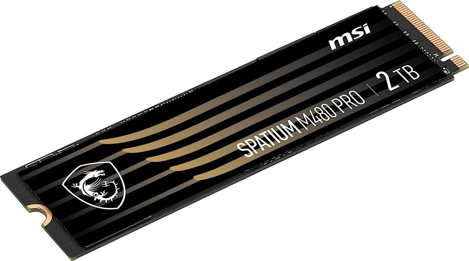 SSD накопичувач MSI G4 M.2 NVMe 2TB SPATIUM M480 PRO (S78-440Q600-P83)фото