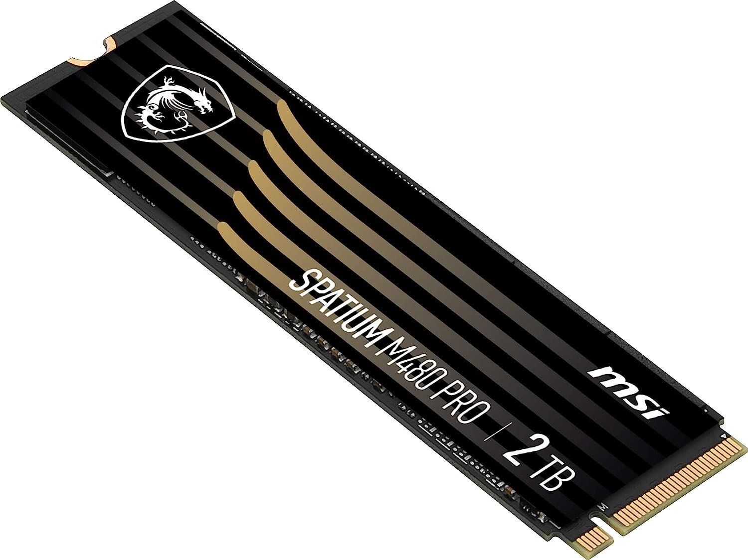 SSD накопичувач MSI G4 M.2 NVMe 2TB SPATIUM M480 PRO (S78-440Q600-P83)фото