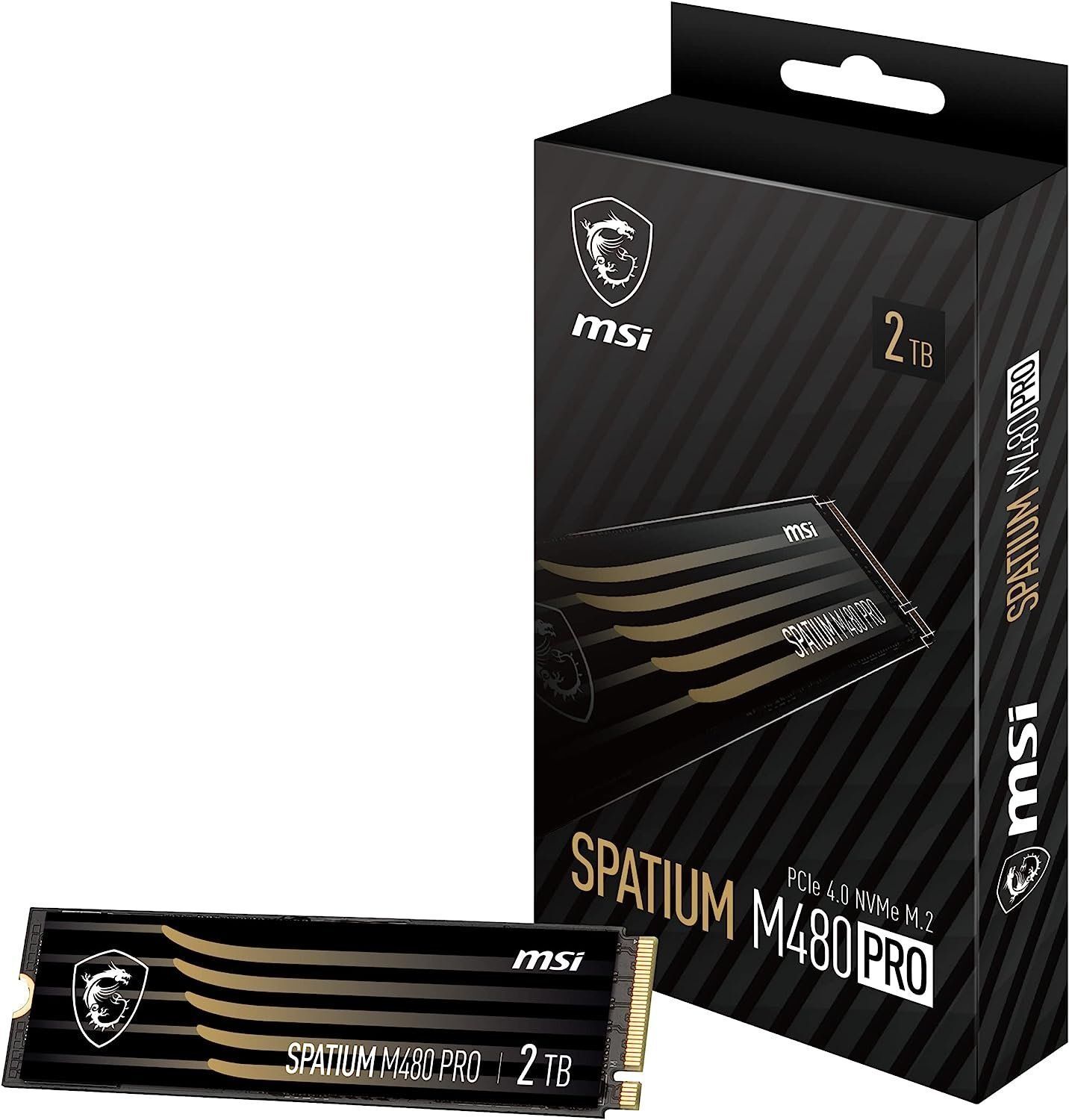 SSD накопичувач MSI G4 M.2 NVMe 2TB SPATIUM M480 PRO (S78-440Q600-P83)фото