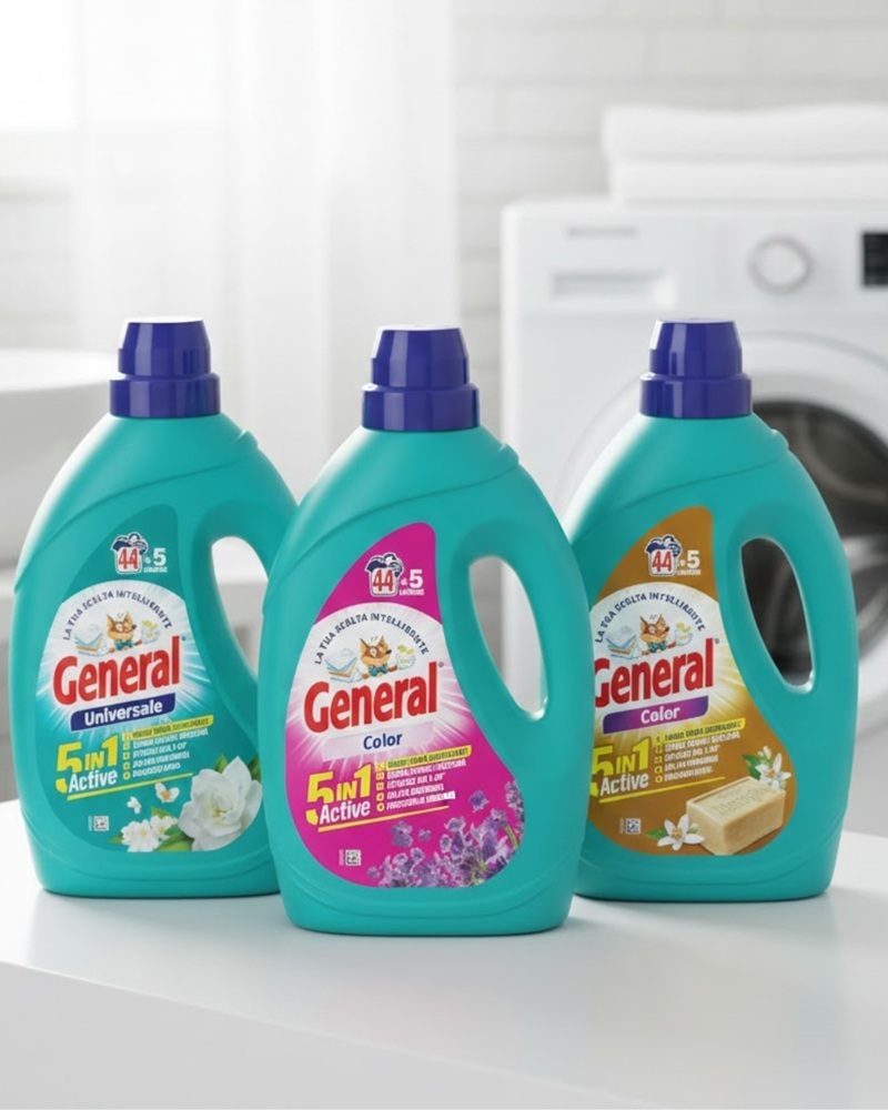 Гель для стирки General Color 5в1 для цветных вещей 1,98л фото 3