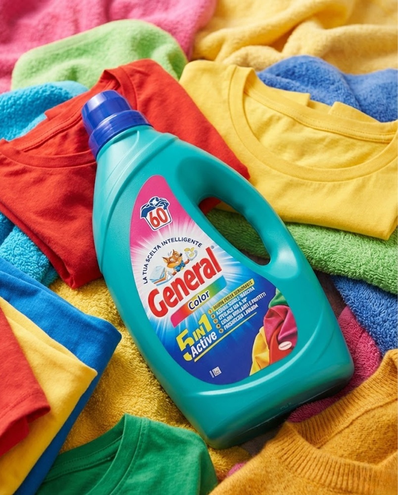 Гель для стирки General Color 5в1 для цветных вещей 2,4л фото 3