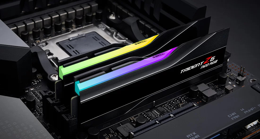 Память для ПК G.SKILL DDR5 6000 32GB (2x16GB) TZ5 NEO RGB (F5-6000J3636F16GX2-TZ5NR) фото 7