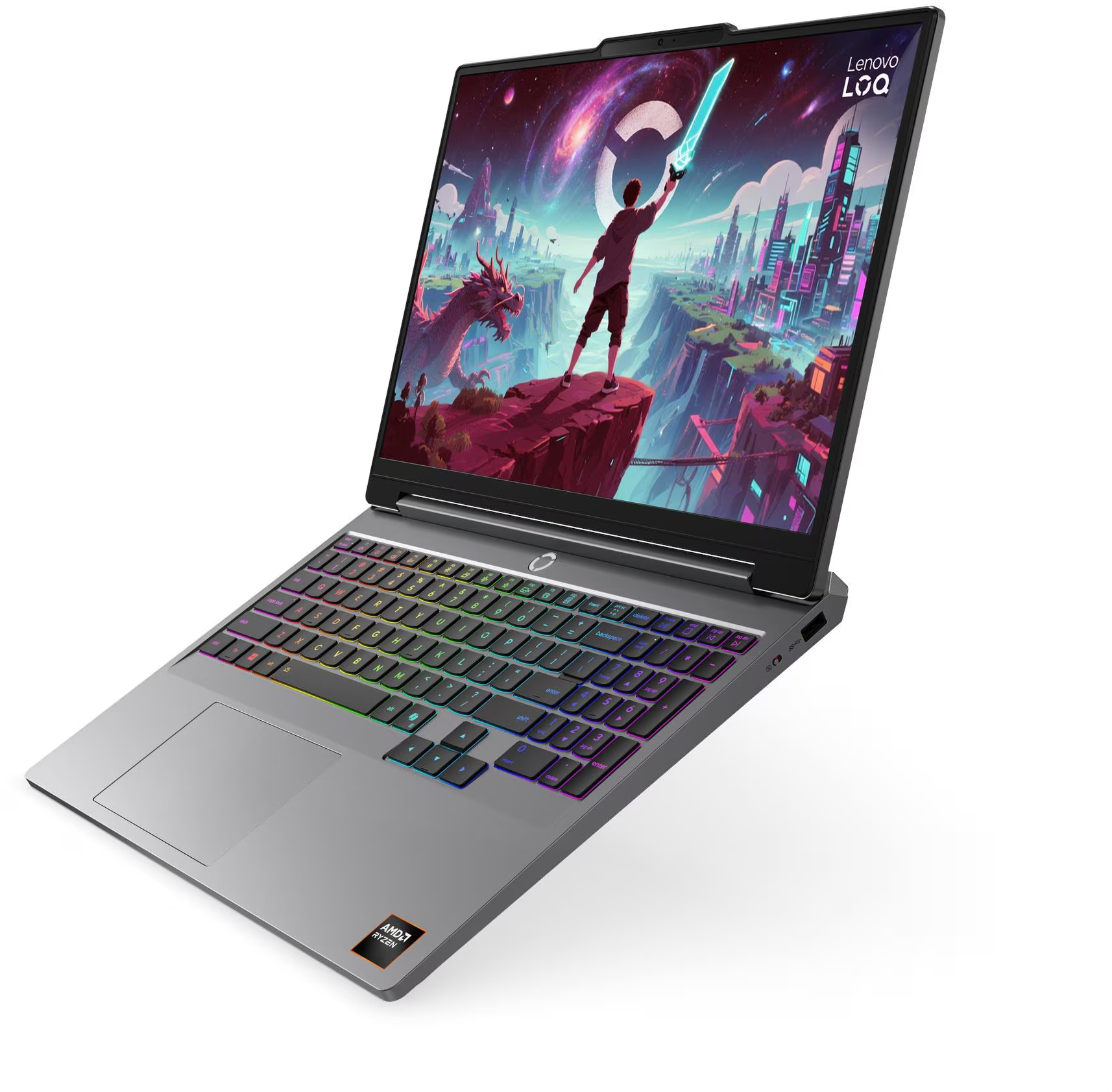 Ноутбук LENOVO LOQ 5AHP11 Luna Grey (83TN0048RA)фото4