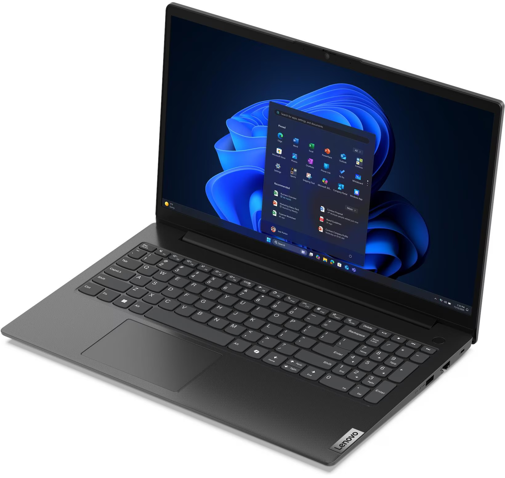Ноутбук LENOVO V15 G6 ARP Business Black (83UU0027RA)фото3