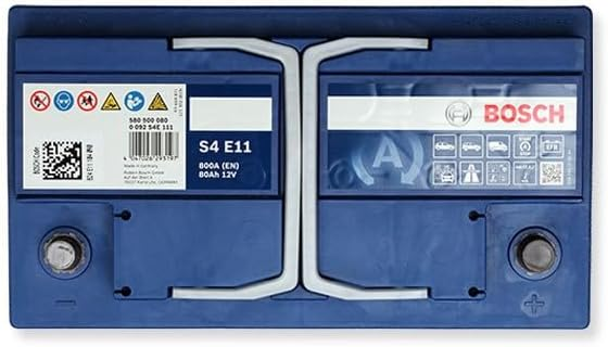 Аккумулятор Bosch S4 12 В 80 А·ч 800 А R+ (0 092 S4E 111) фото