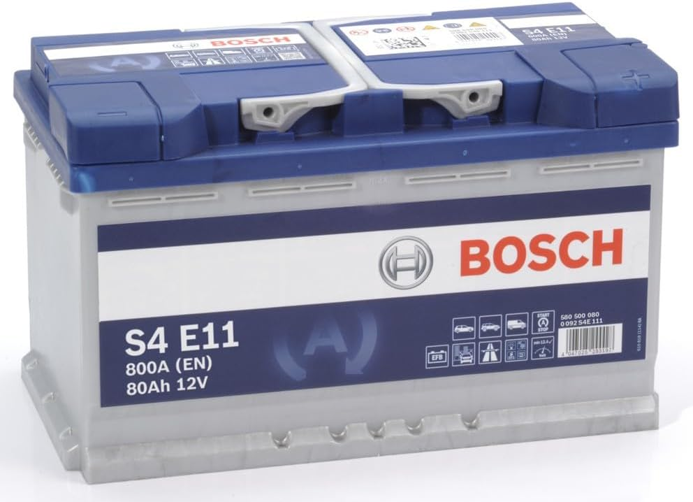 Аккумулятор Bosch S4 12 В 80 А·ч 800 А R+ (0 092 S4E 111) фото