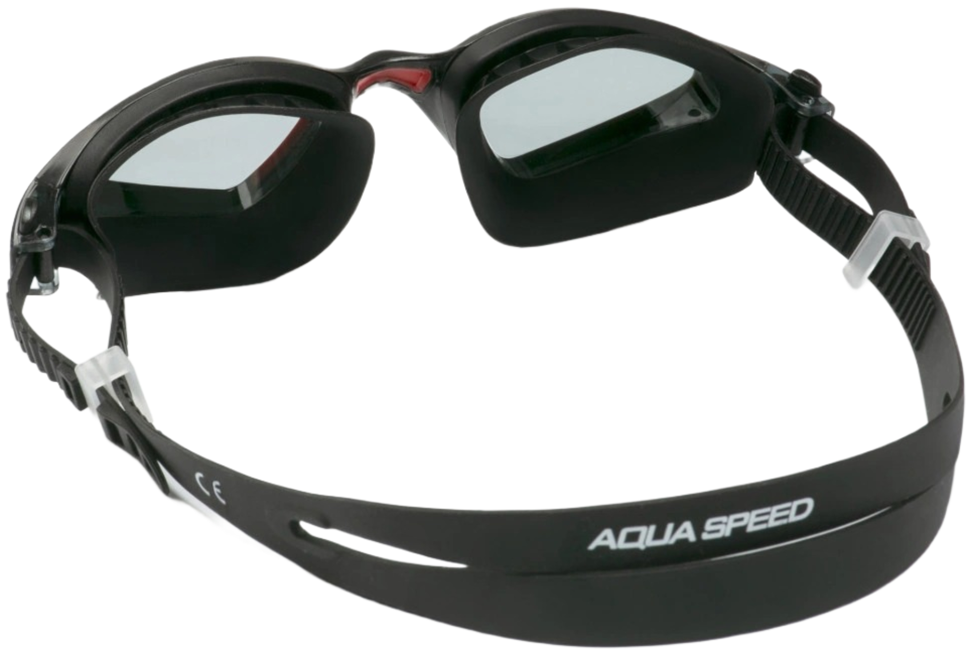 Окуляри для плавання Aqua Speed Raptor чорно-червоний (049-31) (5908217658524) фото2