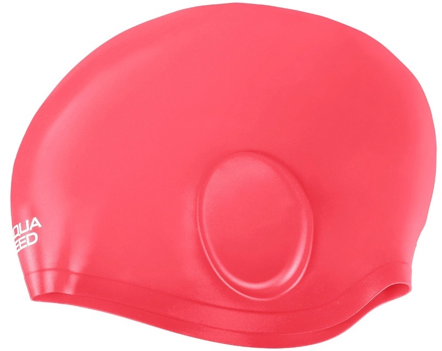 Шапочка для плавания Aqua Speed Ear Cap Volume розовый (284-27) (5905718615056) фото 