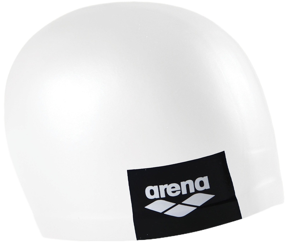 Шапочка для плавания Arena Logo Moulded Cap белый (001912-200) (3468336113615) фото 
