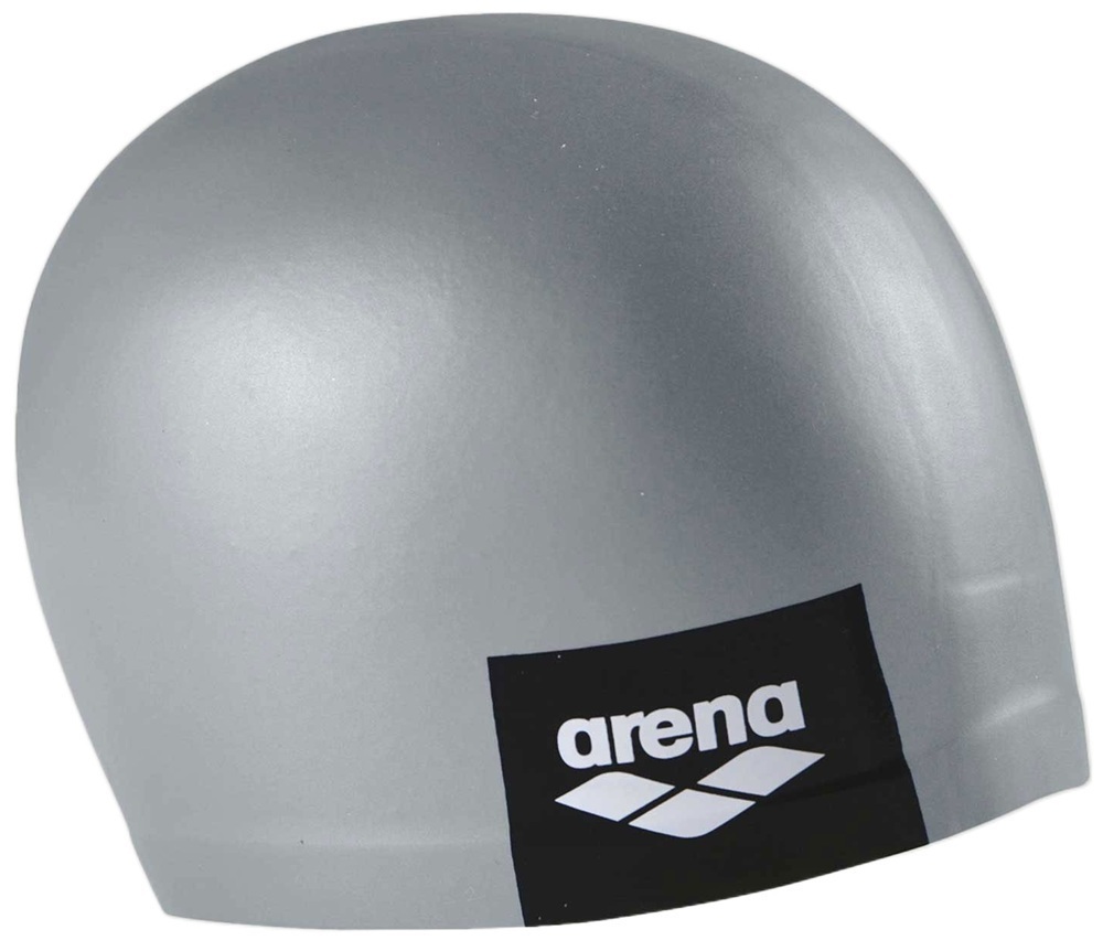 Шапочка для плавания Arena Logo Moulded Cap серый (001912-202) (3468336113653) фото 2