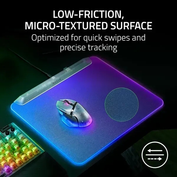 Ігрова поверхня Razer Firefly V2 Pro Phantom White Edition (RZ02-04920400-R3M1)фото4