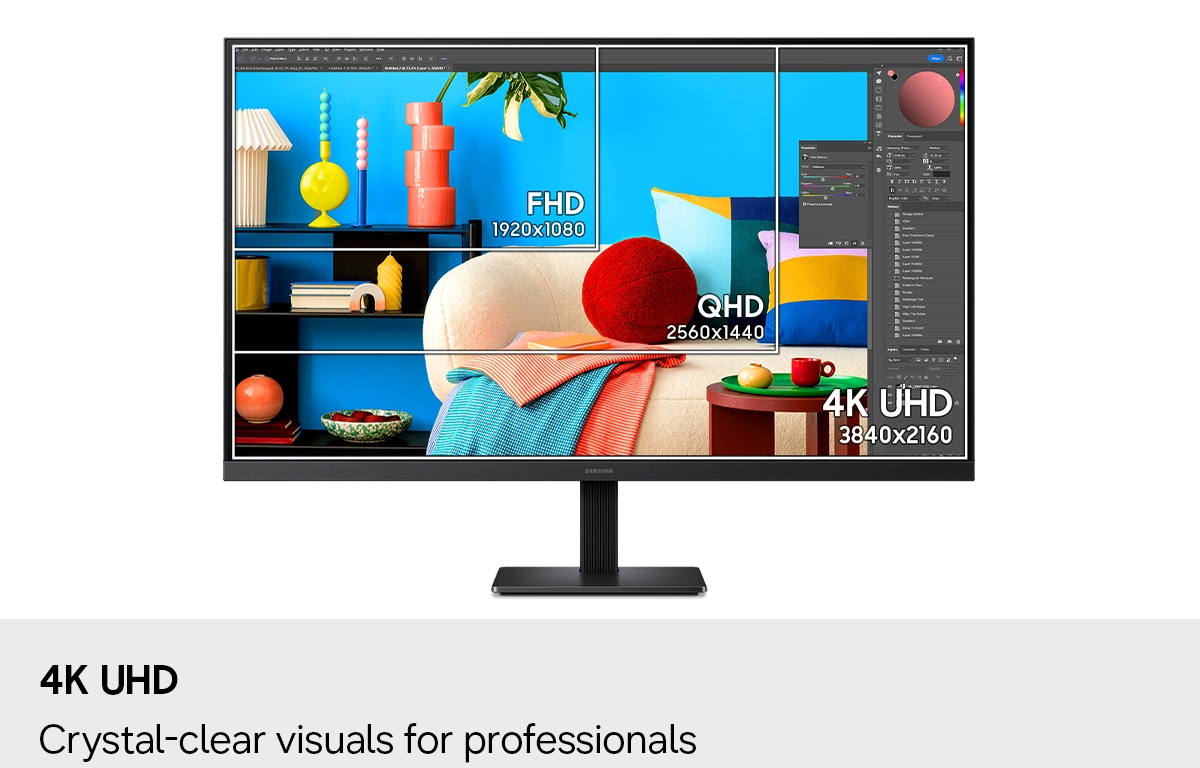 Монітор 27'' SAMSUNG ViewFinity S7 (LS27H700EAIXUA)фото5