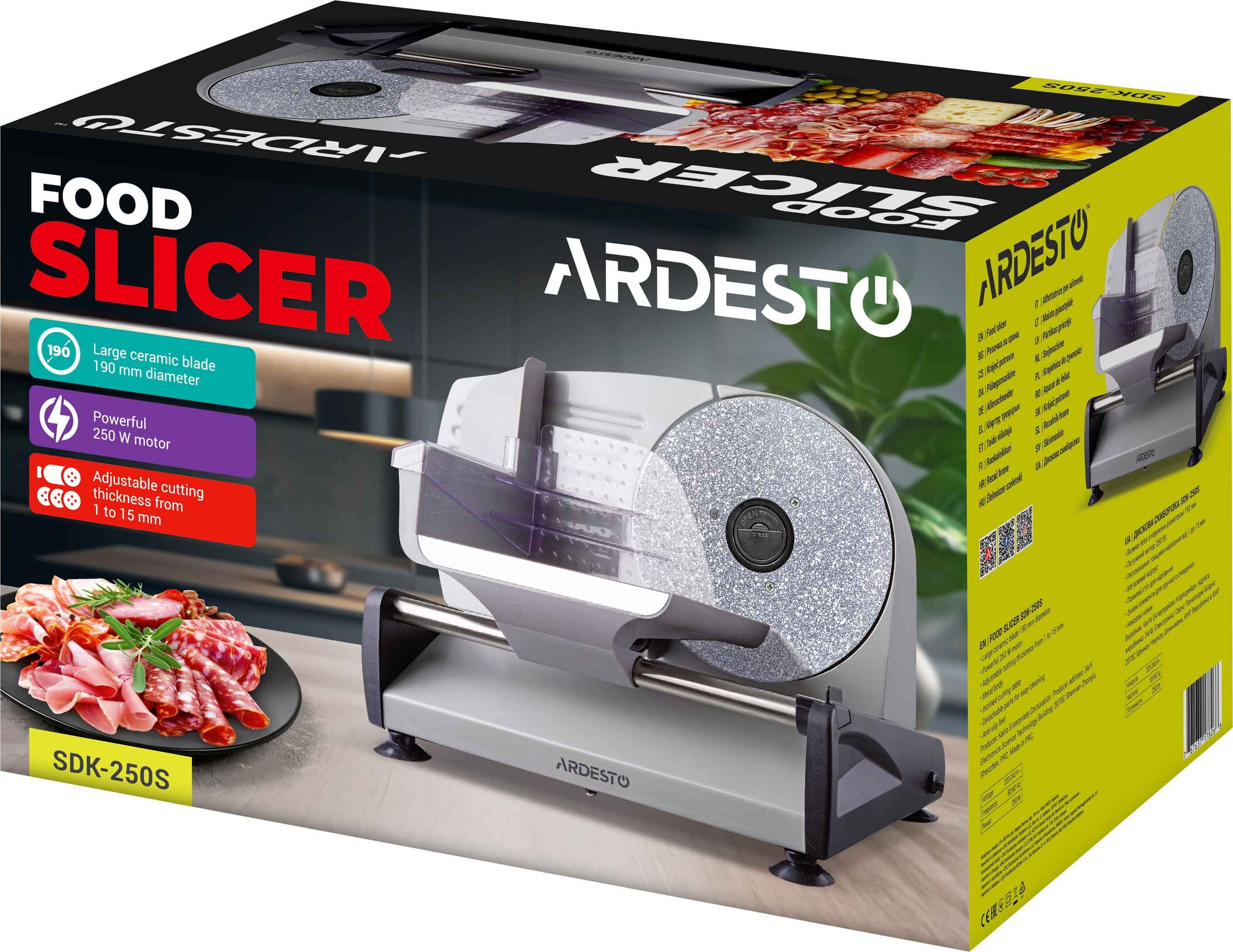 Комплект Сушка для овощей и фруктов ARDESTO FDB-5321T + Ломтерезка ARDESTO SDK-250S фото 16